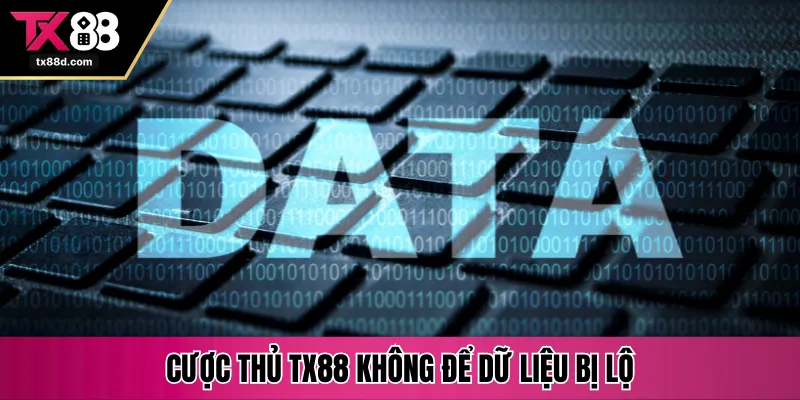 Cược thủ TX88 không để dữ liệu bị lộ